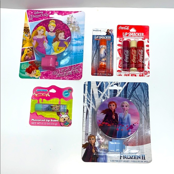 Disney Princess & Frozen LED Night Lights / 4 Lip